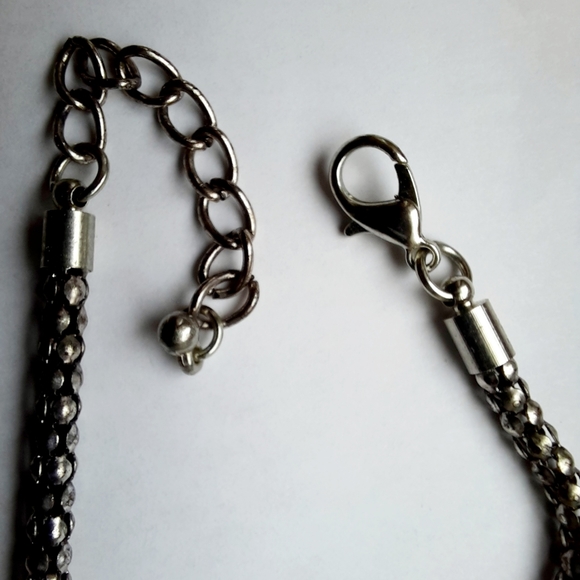 🎈3 for $10🎈Heart Shape Blue Stone Necklace - Picture 6 of 6